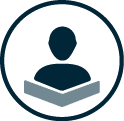 A collection of icons representing company values. AI generated content