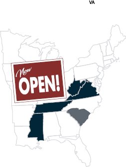 Linear map of USA. United States of America concept map. State maps. Vector illustration
